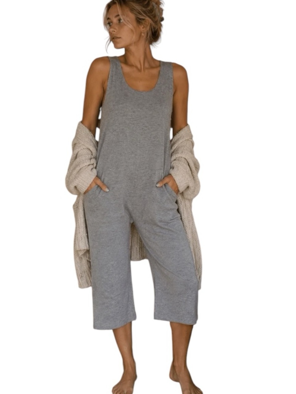 732:  MOD REF NEW JUMPSUIT GREY